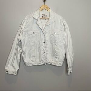 GAP VTG Crop Oversized Denim Jacket